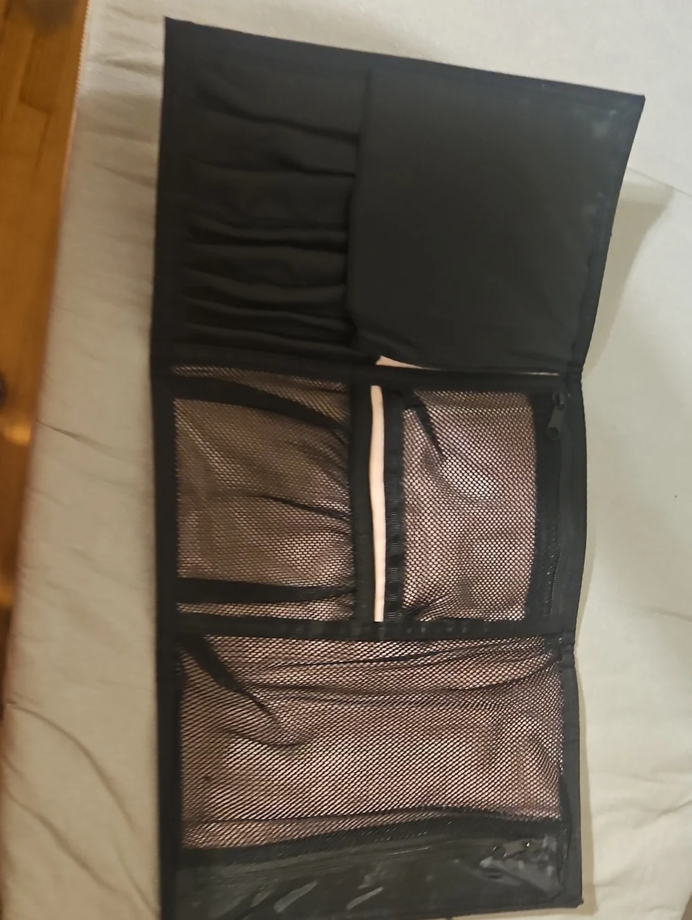 Mary Kay Black Tri Fold Travel Make Up Organizer